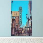 Portland, Oregon Canvas Afdruk (Insitu (Houten vloer))