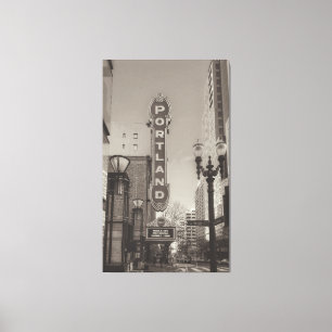 Portland, Oregon Canvas Afdruk