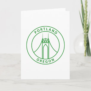 Portland Oregon Design Kaart
