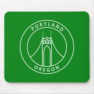 Portland Oregon Design Muismat