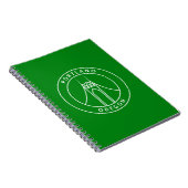 Portland Oregon Design Notitieboek (Rechterzijde)