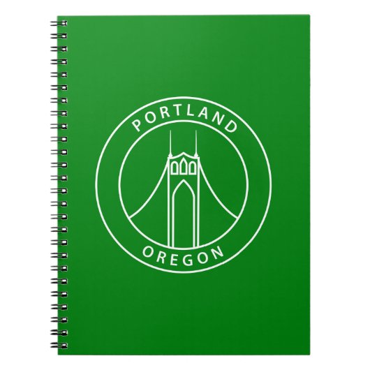 Portland Oregon Design Notitieboek (Voorkant)