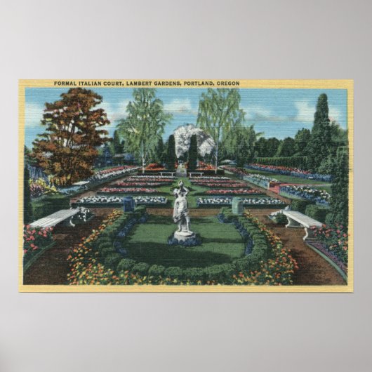 Portland, Oregon - Gerecht van Italië Poster (Voorkant)