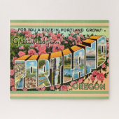 Portland Oregon Groeten Legpuzzel (Horizontaal)