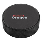 Portland, Oregon Hockey Puck (3/4)