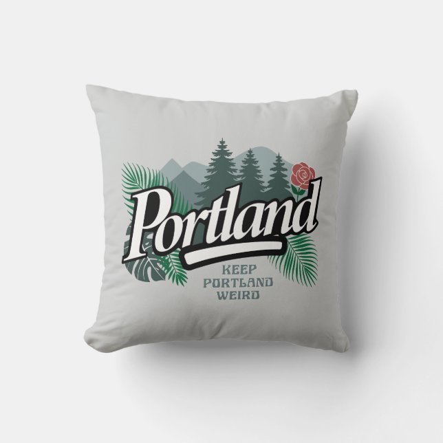 Portland Oregon Kussen (Voorkant)