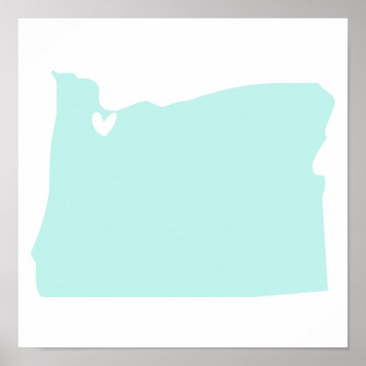 Portland, Oregon Love Poster (Voorkant)