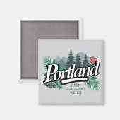 Portland Oregon Magneet (Voorkant / Achterkant)
