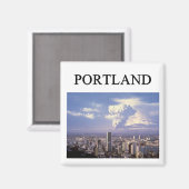 PORTLAND Oregon Magneet (Voorkant / Achterkant)