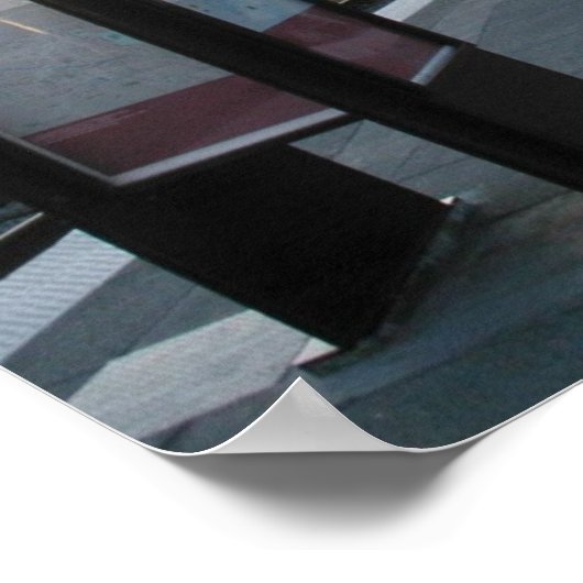 Portland Oregon MAX Einde lijn Poster (Hoek)