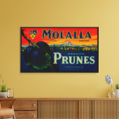 Portland, oregon-Molalla-label Canvas Afdruk (Insitu (Woonkamer))