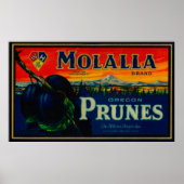 Portland, oregon-Molalla-label Poster (Voorkant)