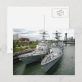 Portland Oregon Navy Ships Briefkaarten (Voorkant / Achterkant)