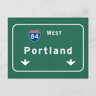 Portland Oregon of Interstate Highway Freeway : Briefkaart