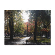 Portland Oregon Park Blocks in de herfst