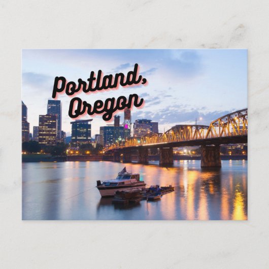 Portland, Oregon Postcar Souvenir Briefkaart (Voorkant)