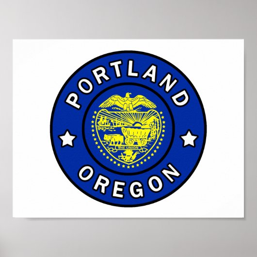 Portland Oregon Poster (Voorkant)