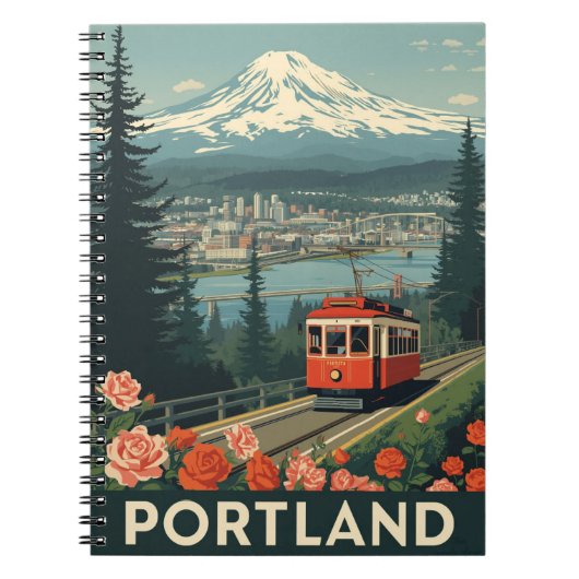 Portland Oregon Reizen Notitieboek (Voorkant)