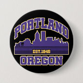 Portland, Oregon Ronde Button 7,6 Cm (Voorkant)