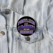 Portland, Oregon Ronde Button 7,6 Cm (In situ)