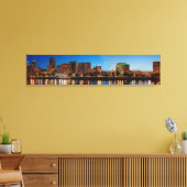 Portland Oregon Silhouet Canvas Afdruk (Insitu (Woonkamer))