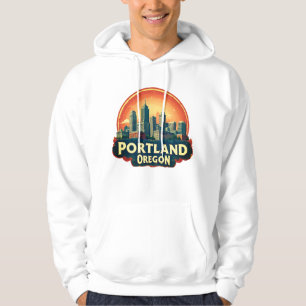 Portland Oregon Silhouet Hoodie