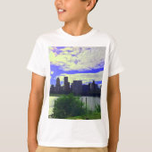Portland, Oregon Skyline #2 T-Shirt (Voorkant)