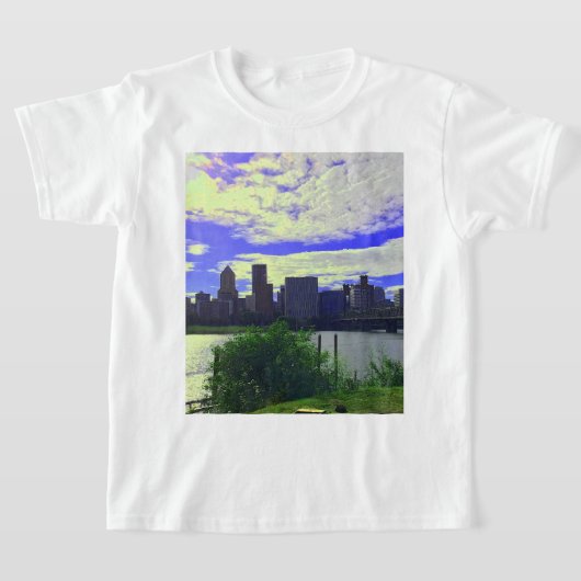 Portland, Oregon Skyline #2 T-Shirt (Laagn)