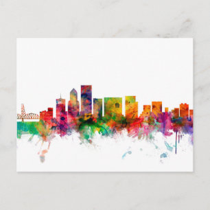 Portland Oregon Skyline Briefkaart