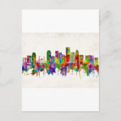 Portland Oregon Skyline Feestdagenkaart (Voorkant)