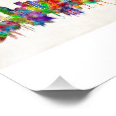 Portland Oregon Skyline Foto Afdruk (Hoek)