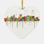 PORTLAND OREGON SKYLINE KERAMISCH ORNAMENT (Voorkant)