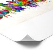 Portland Oregon Skyline Poster (Hoek)