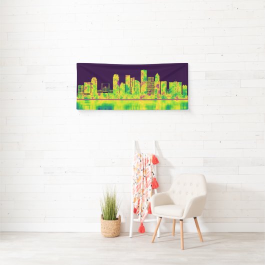 Portland Oregon Skyline Spandoek (Insitu)