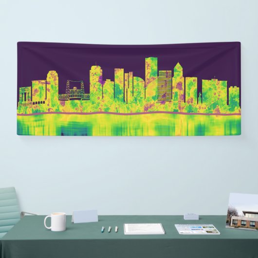 Portland Oregon Skyline Spandoek (Beurs)