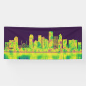 Portland Oregon Skyline Spandoek (Horizontaal)