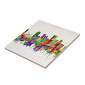 Portland Oregon Skyline Tegeltje (Zijkant)