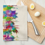 Portland Oregon Skyline Theedoek (Quarter Fold)