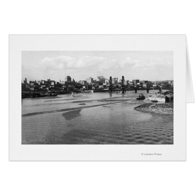 Portland, Oregon Skyline van de Willamette (Voorkant Horizontaal)