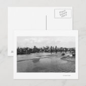 Portland, Oregon Skyline van de Willamette Briefkaart (Voorkant / Achterkant)