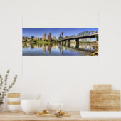 Portland Oregon Skyline Water Reflection Poster (Keuken)