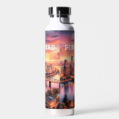 Portland Oregon Skyline Waterfles (Links)