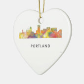 PORTLAND OREGON SKYLINE WB1 - KERAMISCH ORNAMENT (Links)