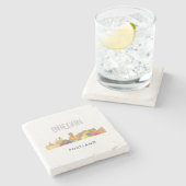 PORTLAND OREGON SKYLINE WB1 - STENEN ONDERZETTER (Zijkant)