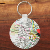 Portland, Oregon Sleutelhanger (Voorkant)