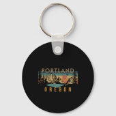 Portland Oregon Sleutelhanger (Voorkant)