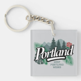 Portland Oregon Sleutelhanger