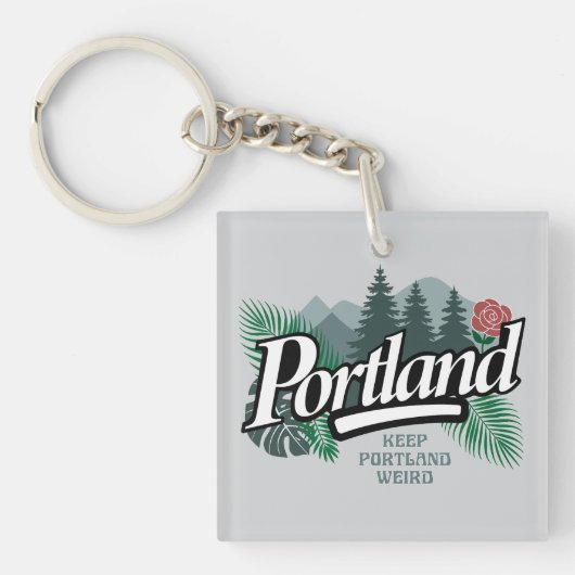 Portland Oregon Sleutelhanger (voorkant)