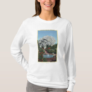 Portland, Oregon - Spaanse pool- en ghost-boom T-shirt