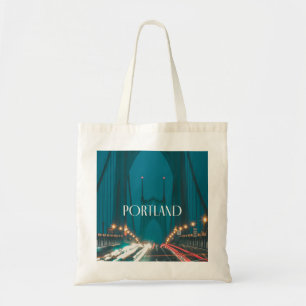 Portland Oregon St. Johns Bridge Canvas tas